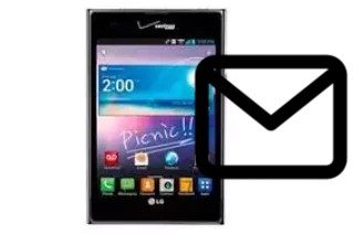 Configurer le courrier dans LG Intuition