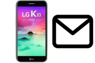 Configurer le courrier dans LG K10 Novo