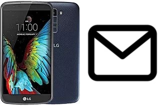 Configurer le courrier dans LG K10