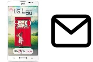 Configurer le courrier dans LG L80