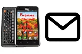 Configurer le courrier dans LG Mach LS860