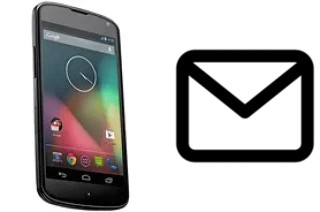 Configurer le courrier dans LG Nexus 4 E960