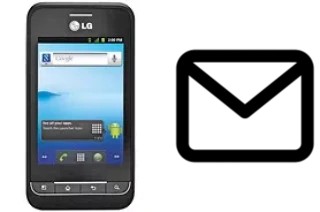 Configurer le courrier dans LG Optimus 2 AS680