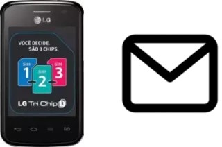 Configurer le courrier dans LG Optimus L1 II Tri