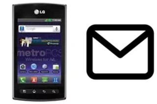 Configurer le courrier dans LG Optimus M+ MS695