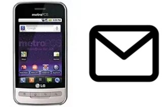 Configurer le courrier dans LG Optimus M