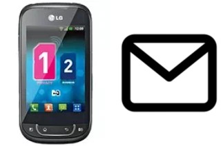 Configurer le courrier dans LG Optimus Net Dual