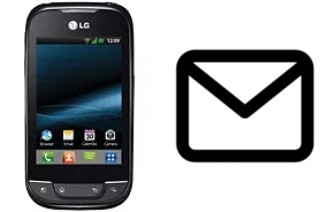 Configurer le courrier dans LG Optimus Net