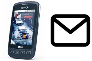 Configurer le courrier dans LG Optimus S