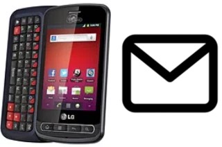 Configurer le courrier dans LG Optimus Slider