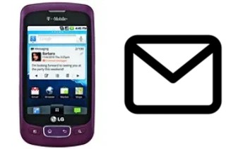 Configurer le courrier dans LG Optimus T