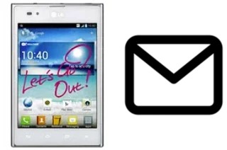 Configurer le courrier dans LG Optimus Vu P895