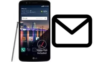 Configurer le courrier dans LG Stylo 3