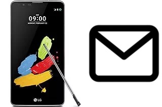 Configurer le courrier dans LG Stylus 2