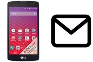 Configurer le courrier dans LG Tribute