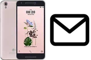 Configurer le courrier dans LG U