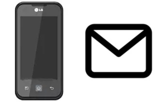 Configurer le courrier dans LG Univa E510