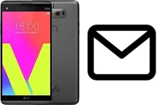 Configurer le courrier dans LG V20