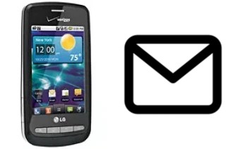 Configurer le courrier dans LG Vortex VS660