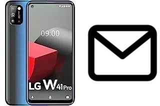 Configurer le courrier dans LG W41+