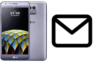 Configurer le courrier dans LG X cam