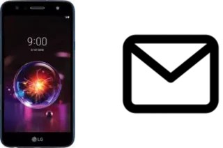 Configurer le courrier dans LG X Power 3