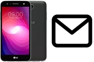 Configurer le courrier dans LG X power2