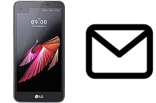 Configurer le courrier dans LG X screen