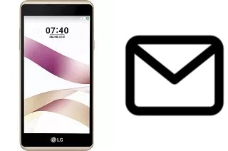 Configurer le courrier dans LG X Skin