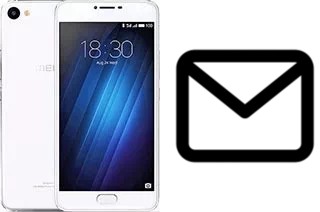 Configurer le courrier dans Meizu U20