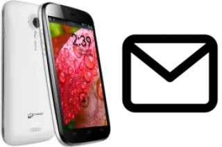 Configurer le courrier dans Micromax A116 Canvas HD