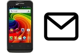 Configurer le courrier dans Micromax A36 Bolt