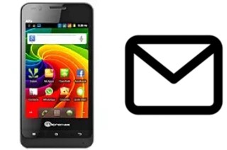 Configurer le courrier dans Micromax A73