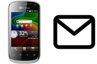 Configurer le courrier dans Micromax A75