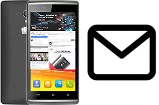 Configurer le courrier dans Micromax Canvas Fire 4G Q411