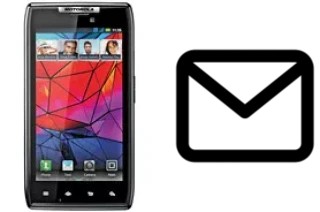 Configurer le courrier dans Motorola RAZR XT910