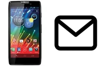 Configurer le courrier dans Motorola RAZR HD XT925