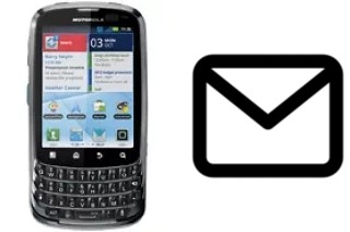 Configurer le courrier dans Motorola Admiral XT603