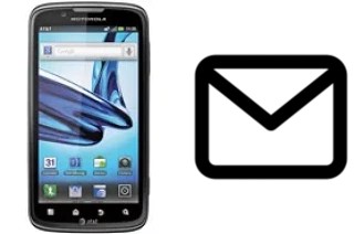 Configurer le courrier dans Motorola ATRIX 2 MB865