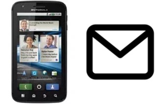 Configurer le courrier dans Motorola ATRIX