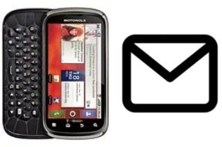 Configurer le courrier dans Motorola Cliq 2