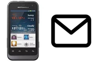 Configurer le courrier dans Motorola Defy Mini XT320