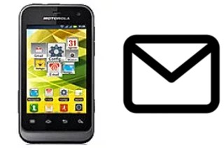 Configurer le courrier dans Motorola Defy Mini XT321