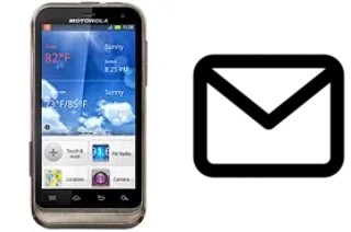 Configurer le courrier dans Motorola DEFY XT