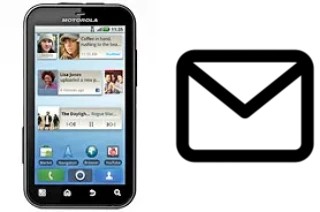 Configurer le courrier dans Motorola DEFY