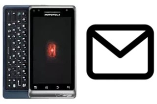 Configurer le courrier dans Motorola DROID 2