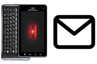 Configurer le courrier dans Motorola DROID 3