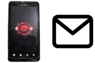 Configurer le courrier dans Motorola Droid Bionic Targa