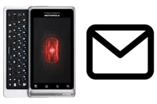 Configurer le courrier dans Motorola DROID 2 Global