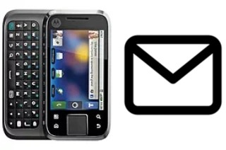 Configurer le courrier dans Motorola FLIPSIDE MB508